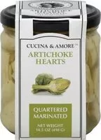 Mängden socker i Amore marinated quartered artichoke hearts