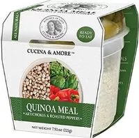 Mängden socker i Quinoa meal artichoke roasted pepper