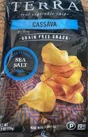 Mängden socker i Cassava sea salt real vegetable chips, cassava sea salt