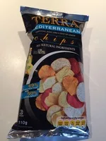 Mängden socker i Real Vegetable Chips Mediterranean Herbs & Spices