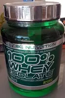 Mängden socker i 100% Whey Isolate