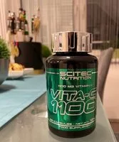 Mängden socker i Scitec Nutrition Vita-C 1100