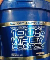Mängden socker i Scitec nutrition 100% whey protein