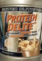 Mängden socker i Scitec Nutrition Protein Delite Alpine Milk Chocolate