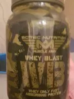 Mängden socker i Whey Blast - 900G - Chocolat De Scitec Nutrition