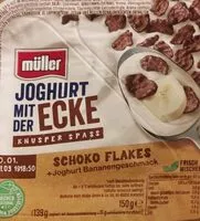 Mängden socker i Joghurt mit der Ecke Schoko Flakes
