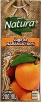 Mängden socker i Jugo de NARANJA 100%