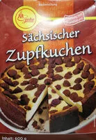 Mängden socker i Sächsischer Zupfkuchen