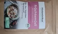 Mängden socker i Früchtemüsli