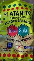 Mängden socker i Platanito - Plantain Chips