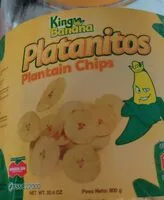 Mängden socker i Plantain chips - platanitos