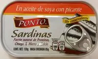 Mängden socker i SARDINAS EN ACEITE DE SOYA CON PICANTE