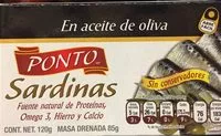 Mängden socker i Sardinas en aceite de oliva