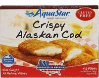 Mängden socker i Aqua star gluten free crispy alaskan cod