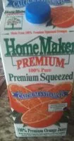 HomeMaker Premium 100% Orage Juice