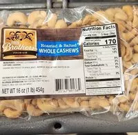 Mängden socker i Roasted & salted cashew