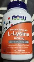 Mängden socker i Now l-lysine