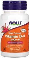 Mängden socker i High potency vitamin D3