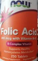 Mängden socker i Folic Acid