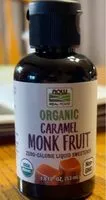 Mängden socker i Organic caramel monk fruit zero calorie liquid sweetener