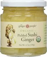Mängden socker i Ginger people ginger sushi pickled