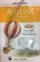 Mängden socker i Arjuna ginger bites