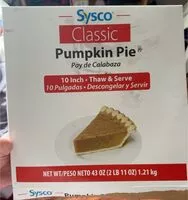 Mängden socker i Pumpkin pie