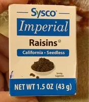 Mängden socker i Imperial Raisins California • Seedless