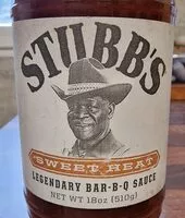 Mängden socker i Sweet heat legendary bar-b-q sauce, sweet heat