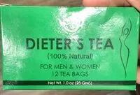 Mängden socker i Dieters tea