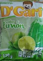 Mängden socker i Gelatina D'Gari