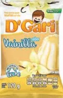 Mängden socker i gelatina vainilla