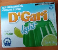 Mängden socker i Gelatina ligth