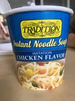 Mängden socker i Instant noodle soup chicken flavor