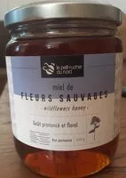 Mängden socker i Miel de fleurs sauvages non pasteurise
