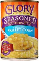 Mängden socker i Glory foods skillet cream corn seasoned southern