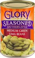 Mängden socker i Seasoned lima beans