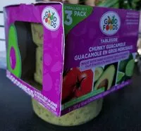 Mängden socker i Chunky guacamole