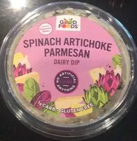 Mängden socker i Spinach Artichoke Parmesan Dairy Dip