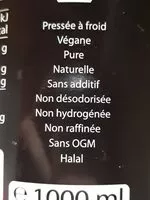 Mängden socker i Huile de coco extra vierge