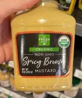 Mängden socker i Spicy brown mustard