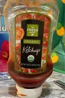 Mängden socker i Organic ketchup