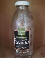 Mängden socker i Organic Peach Tea - Lightly Sweetened Black Tea