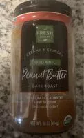 Mängden socker i Organic Dark Roast Peanut butter