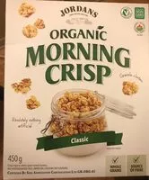 Mängden socker i Organic morning crisp