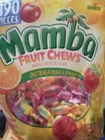 Mängden socker i Mambo fruit chews