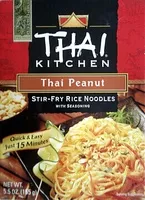 Mängden socker i Thai peanut noodle kit includes stir-fry rice noodles & thai peanut seasoning