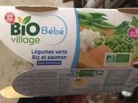 Mängden socker i Légumes verts riz et saumon