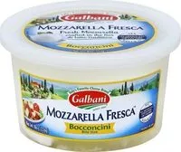 Mängden socker i Bocconcinin Bite Size Mozzarella Cheese