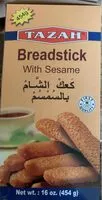Mängden socker i breadstick with sesame